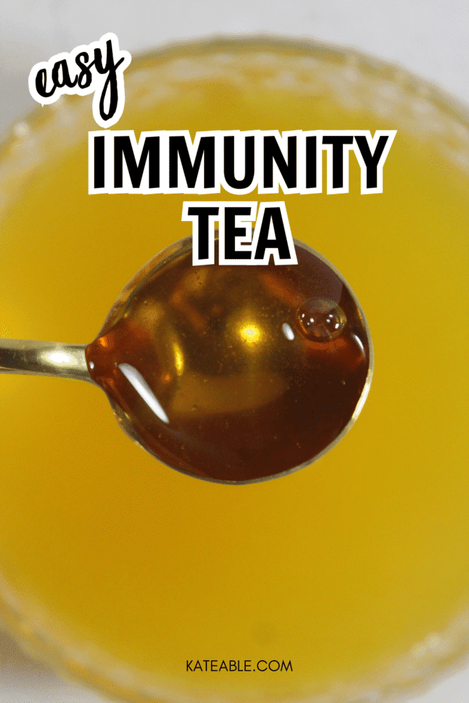 Immune Boosting Tea Recipe pin image