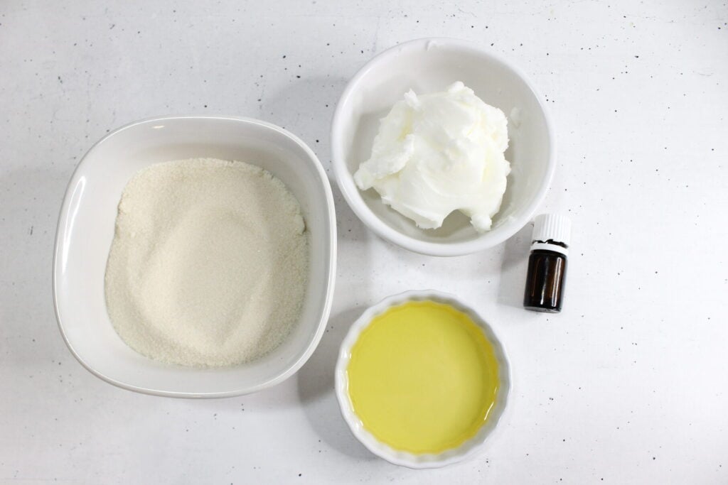 Ingredients Needed for Tallow Sugar Scrub