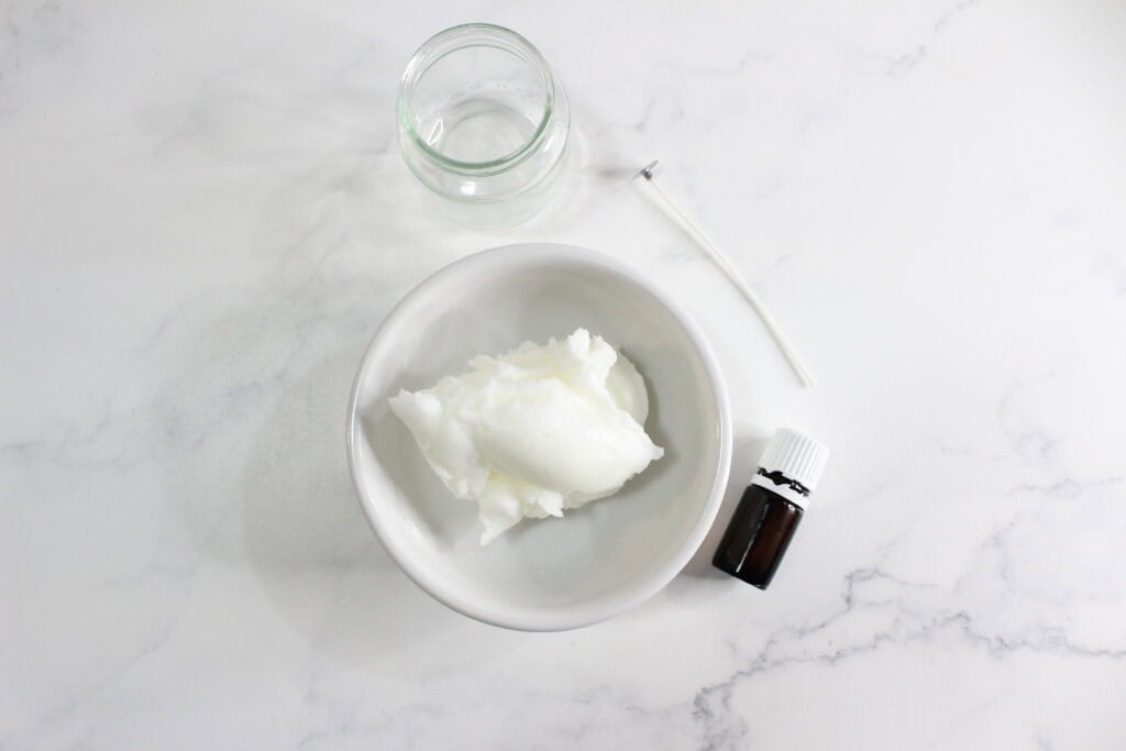 ingredients needed for tallow candle