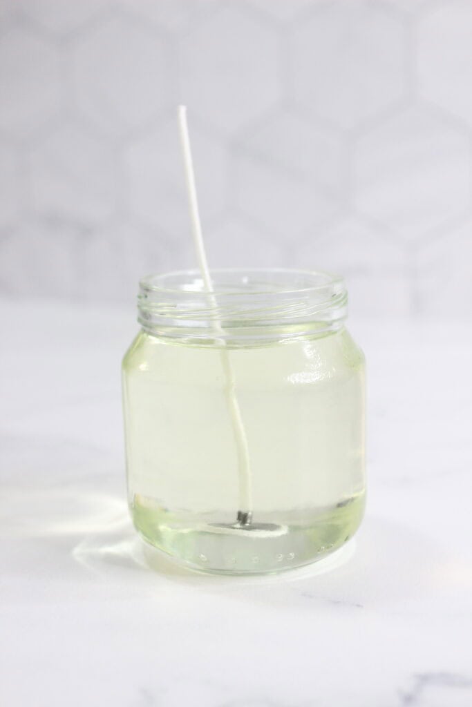 tallow candle cooling