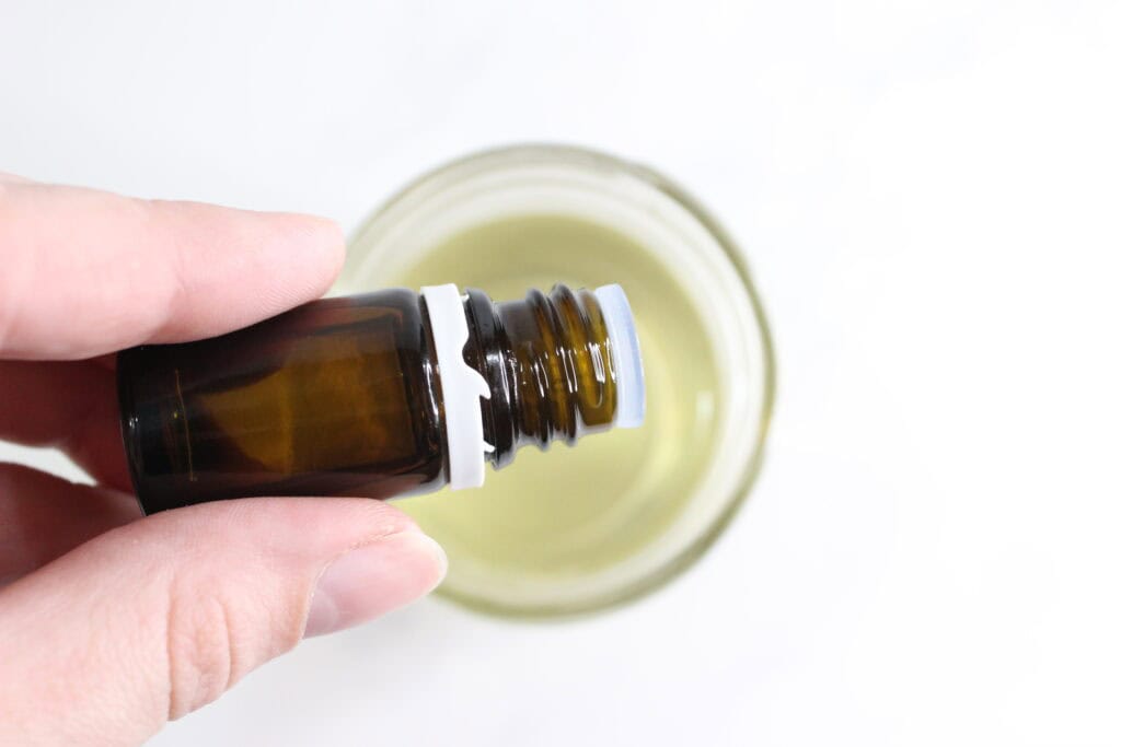 adding in essential oils