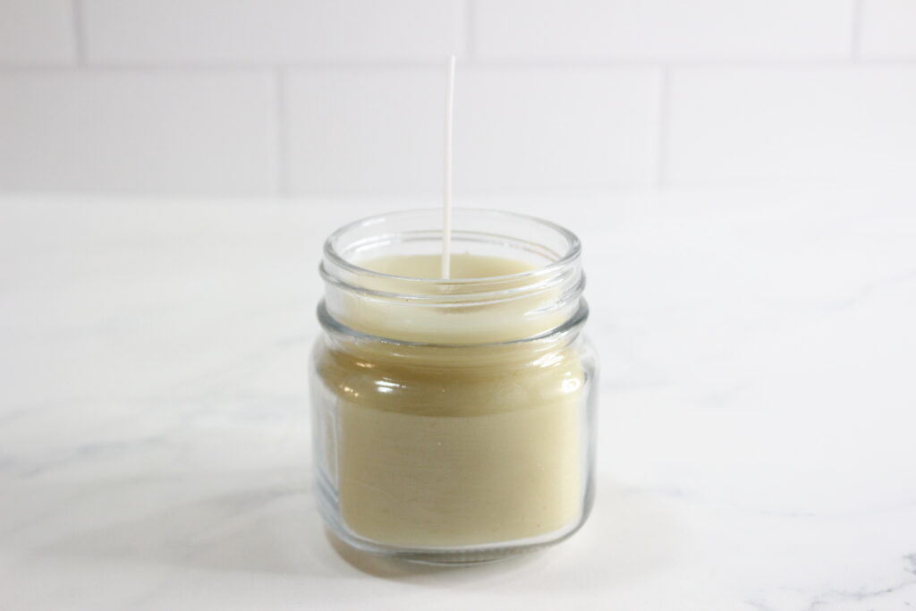 lavender candle all complete