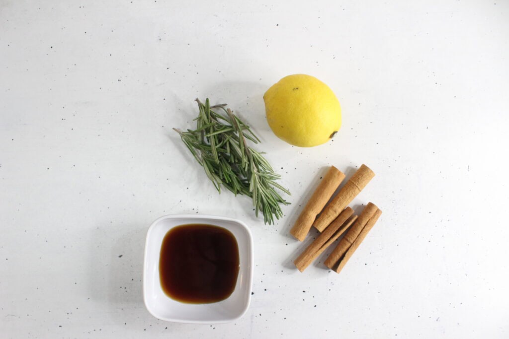 spring simmer pot  ingredients