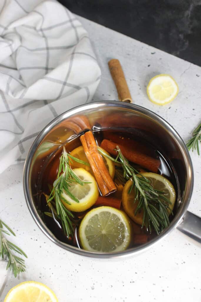 spring simmer pot ready to go on the stove