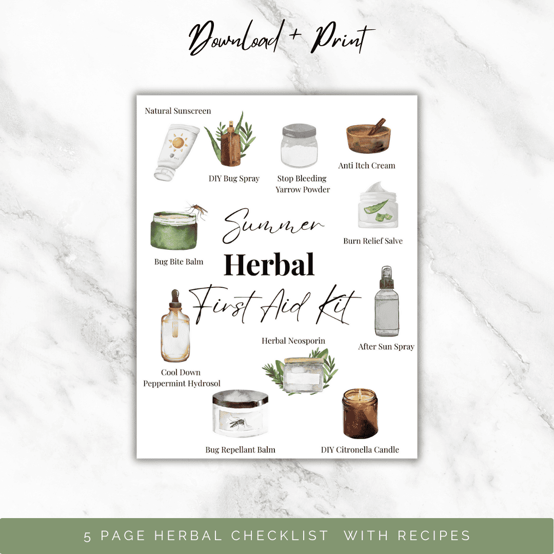 Summer Herbal First Aid Kit