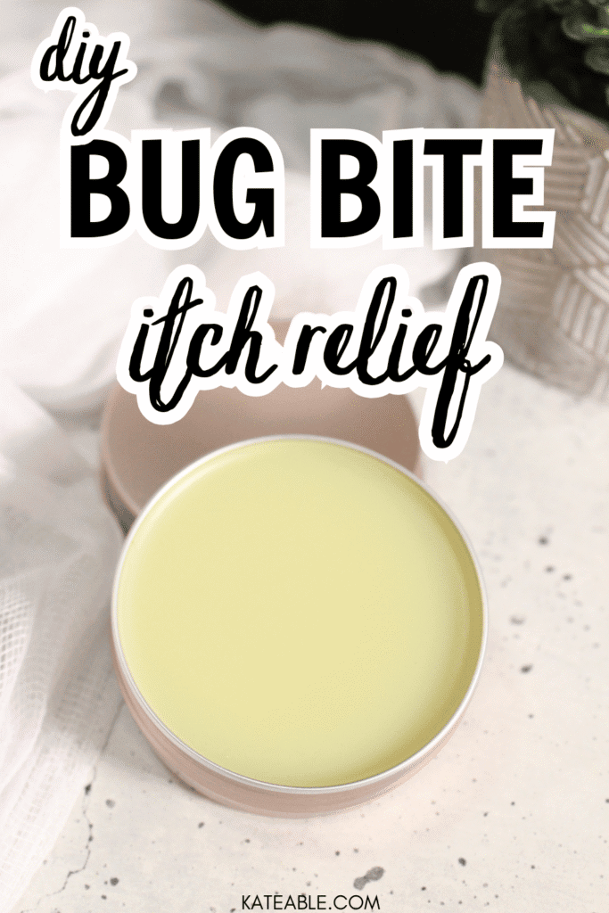 DIY Bug Bite Balm pin image