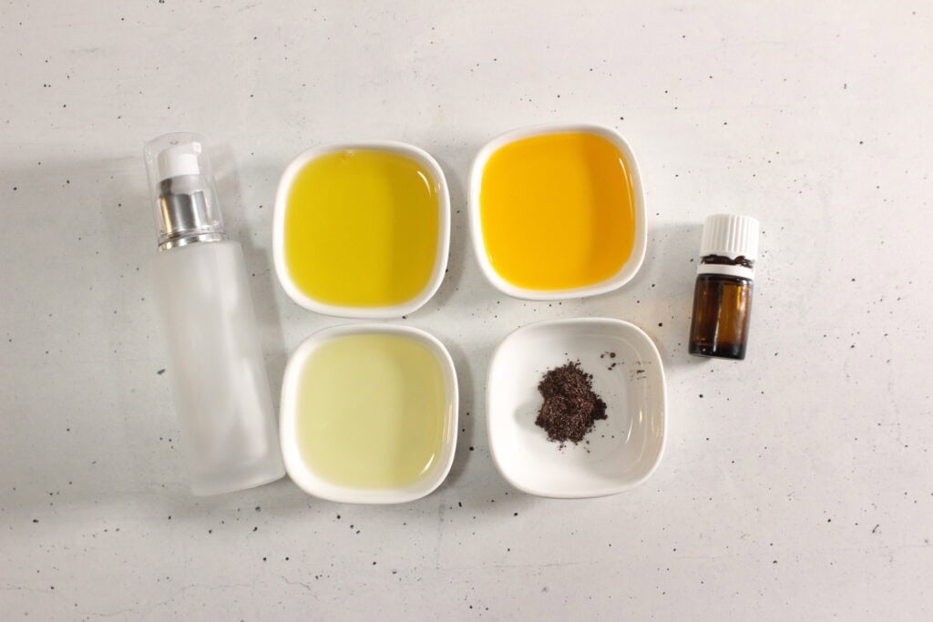 ingredients for diy tanning oil 