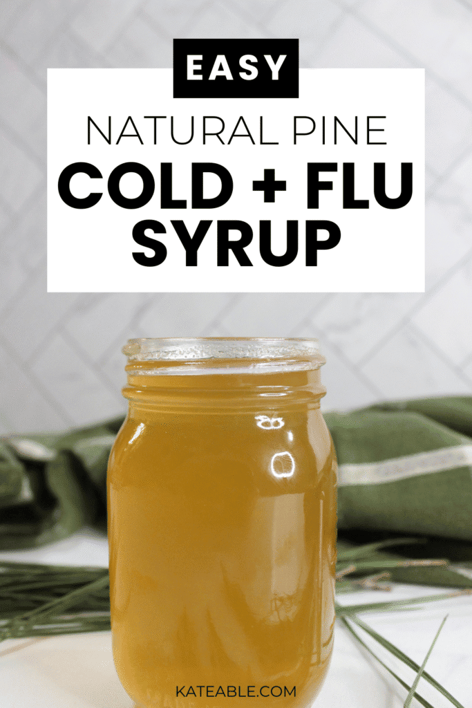 DIY Pine Needly Syrup pin image