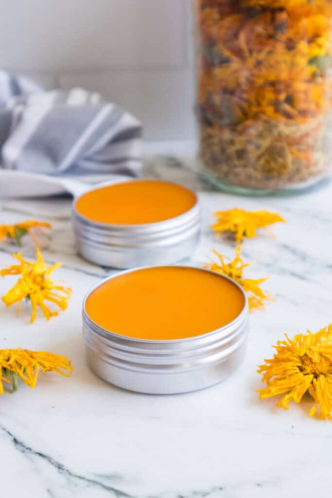 long view of DIY Calendula Salve