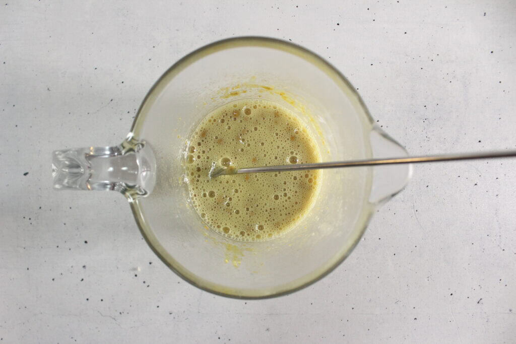 stirring in the pumpkin powder