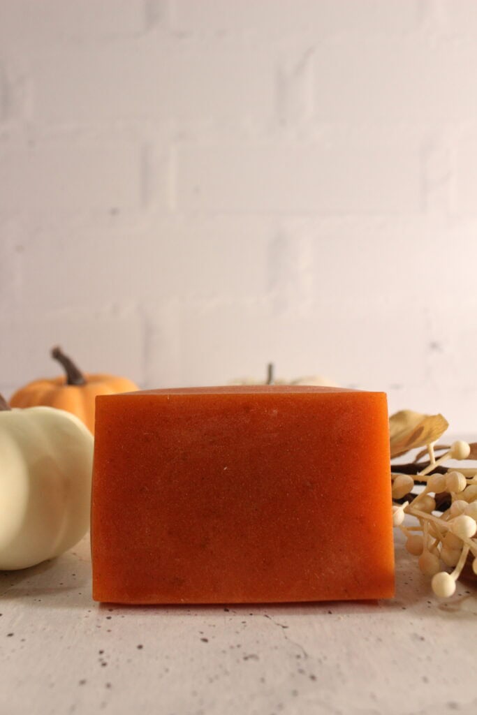 Homemade Pumpkin Spice Soap