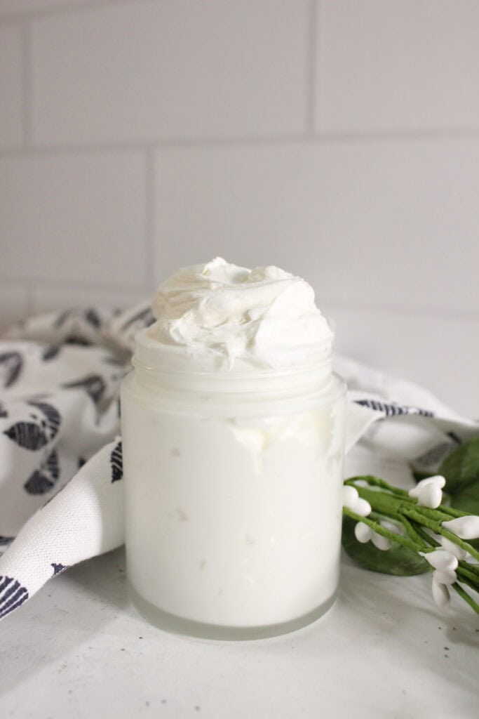 long view of DIY CBD body butter