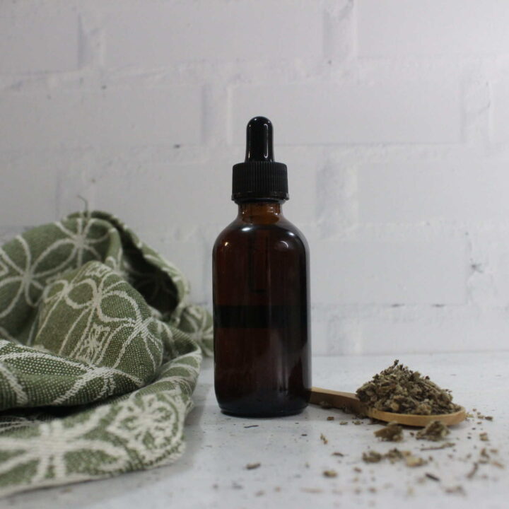 Mullein Tincture on counter
