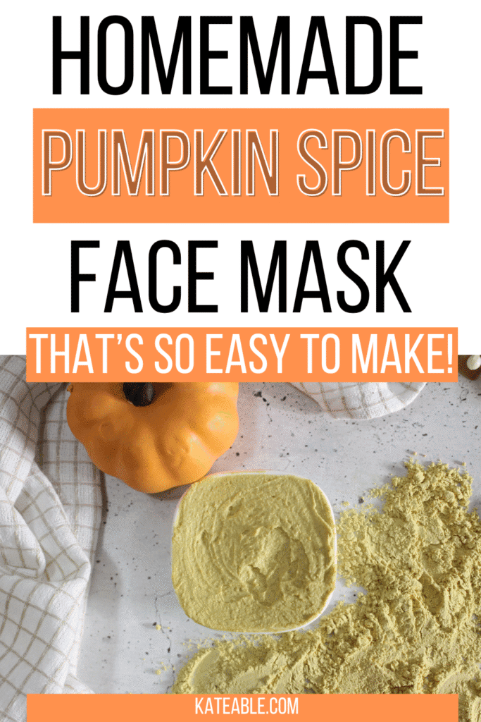 DIY pumpkin face mask pin image