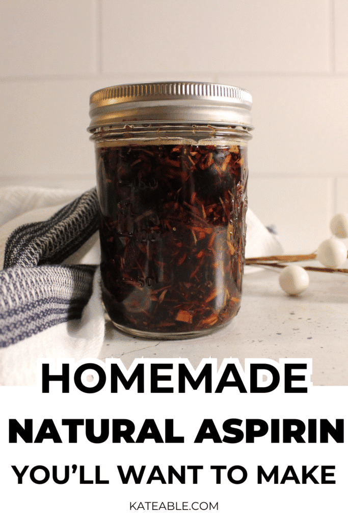 DIY White Willow Bark Tincture pin image