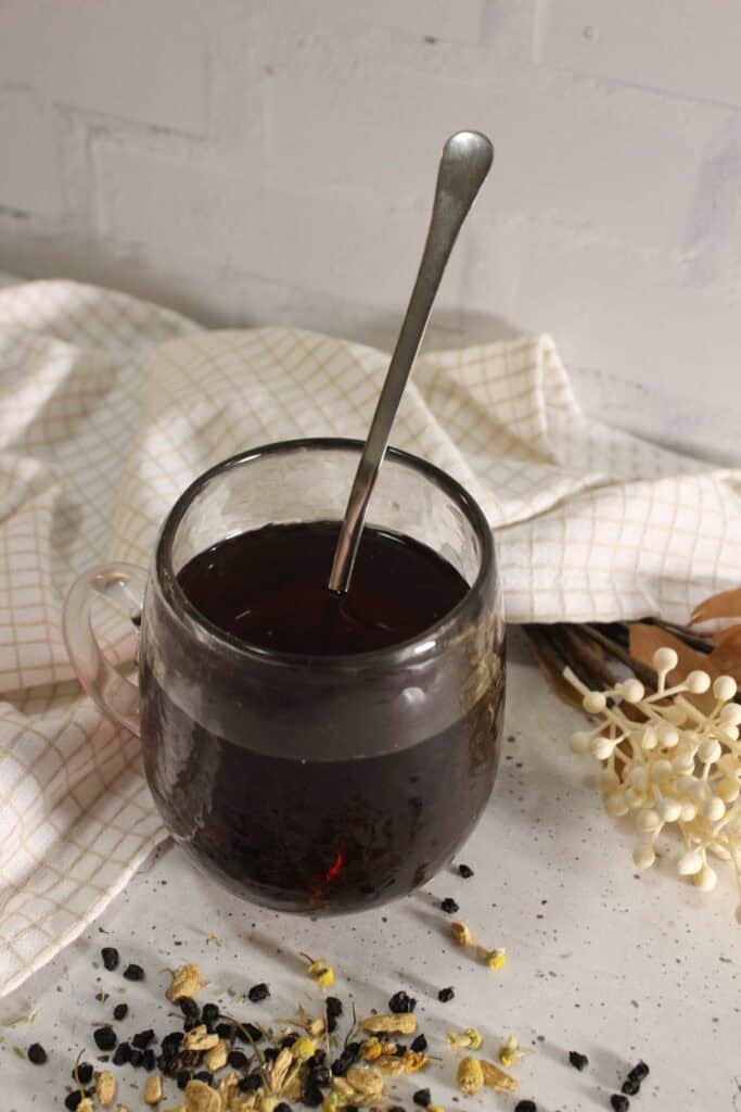 homemade cold and flu tea
