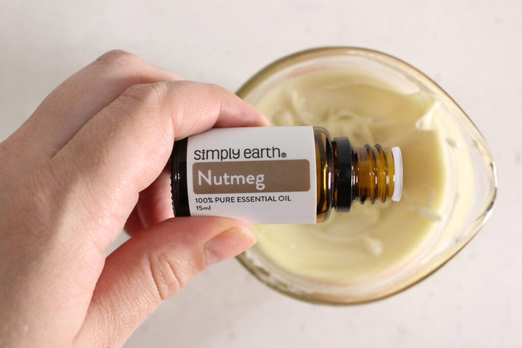 adding the essential oils
