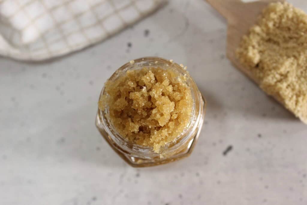 top view of DIY Sugar Cookie Lip Scrub