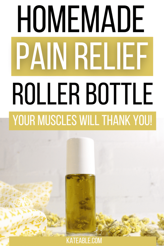 DIY Muscle Relief Roller Bottle pin image