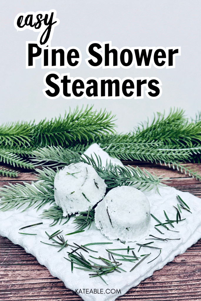DIY Pine Shower Steamers pin image