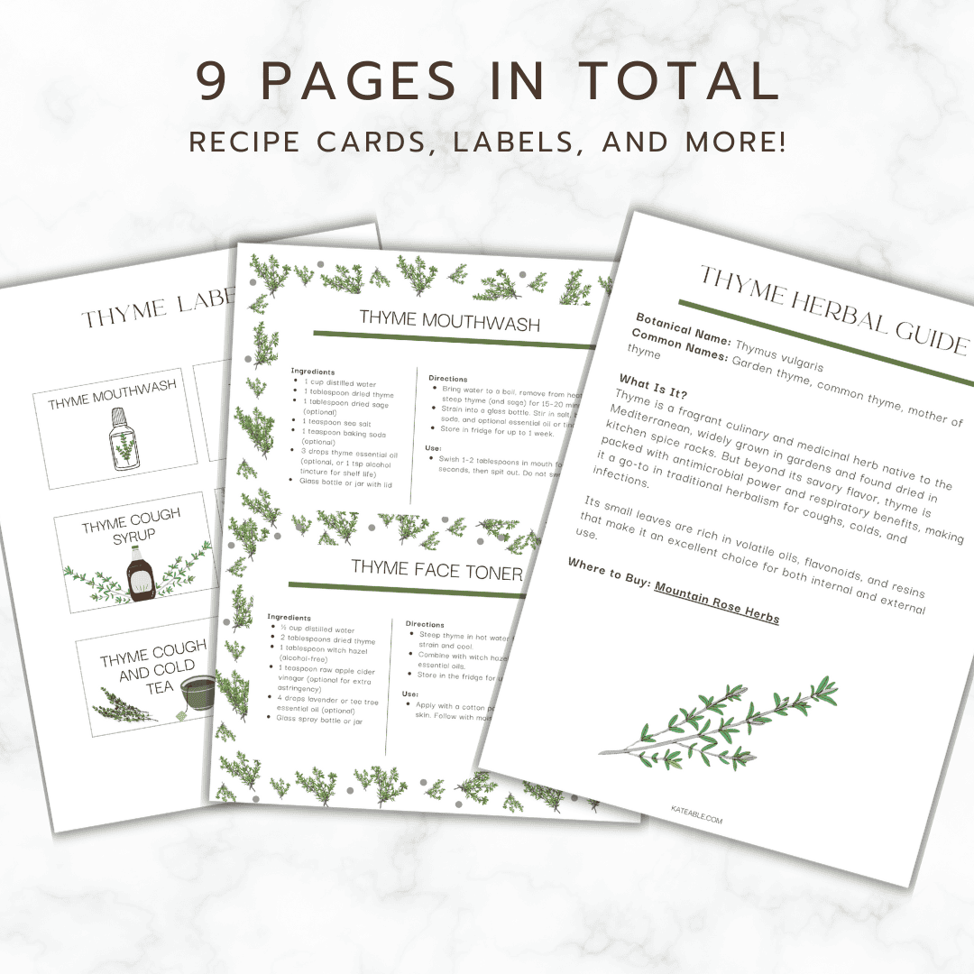 thyme guide