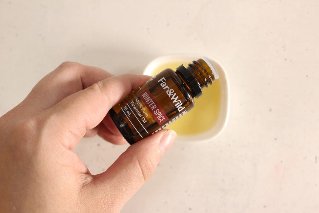 adding essential oils 