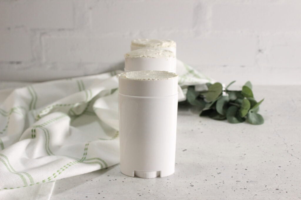 diy no baking soda deodorant tubes