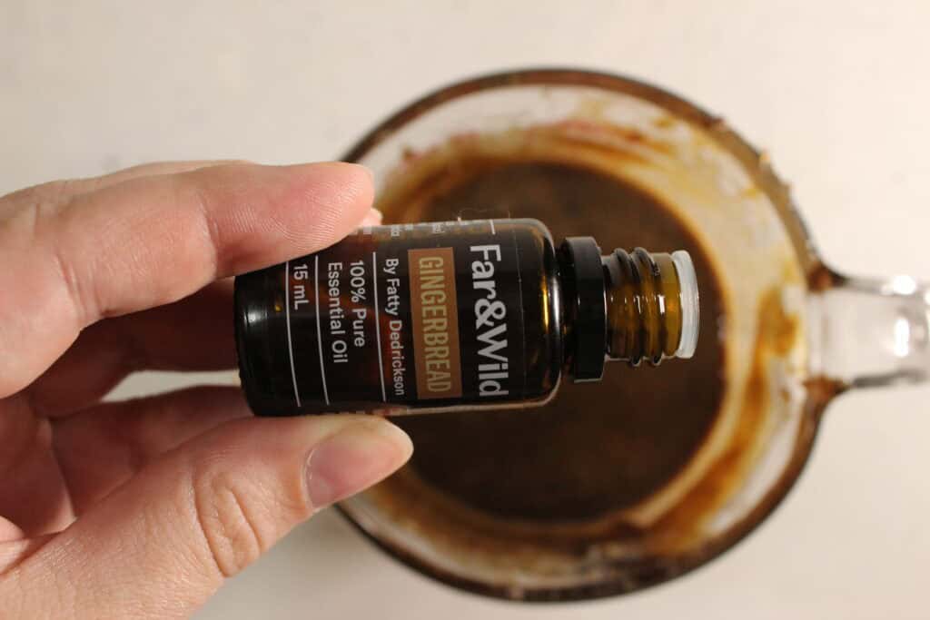 adding the essential oils