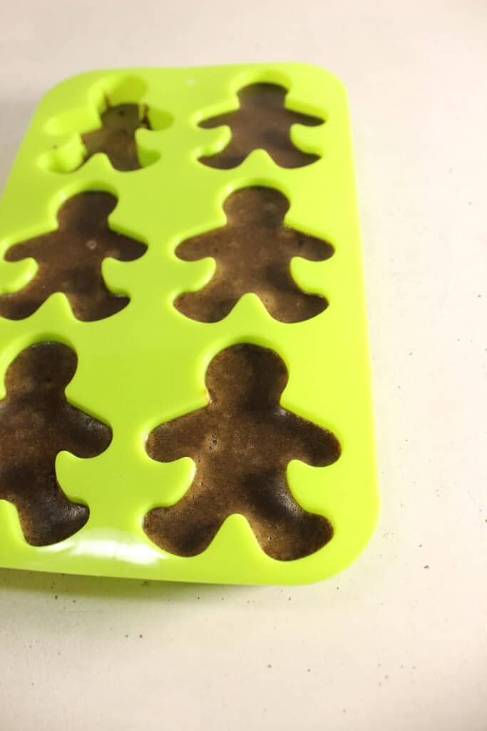 in the soap molds