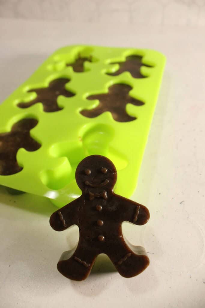 out of the soap mold