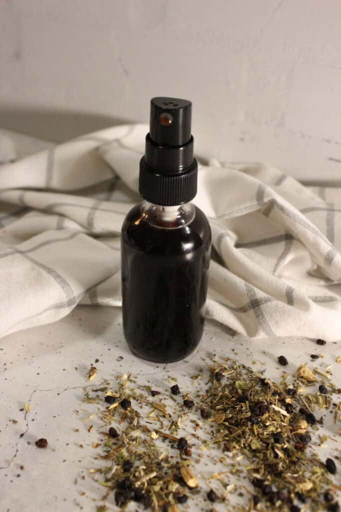 DIY Herbal Throat Spray