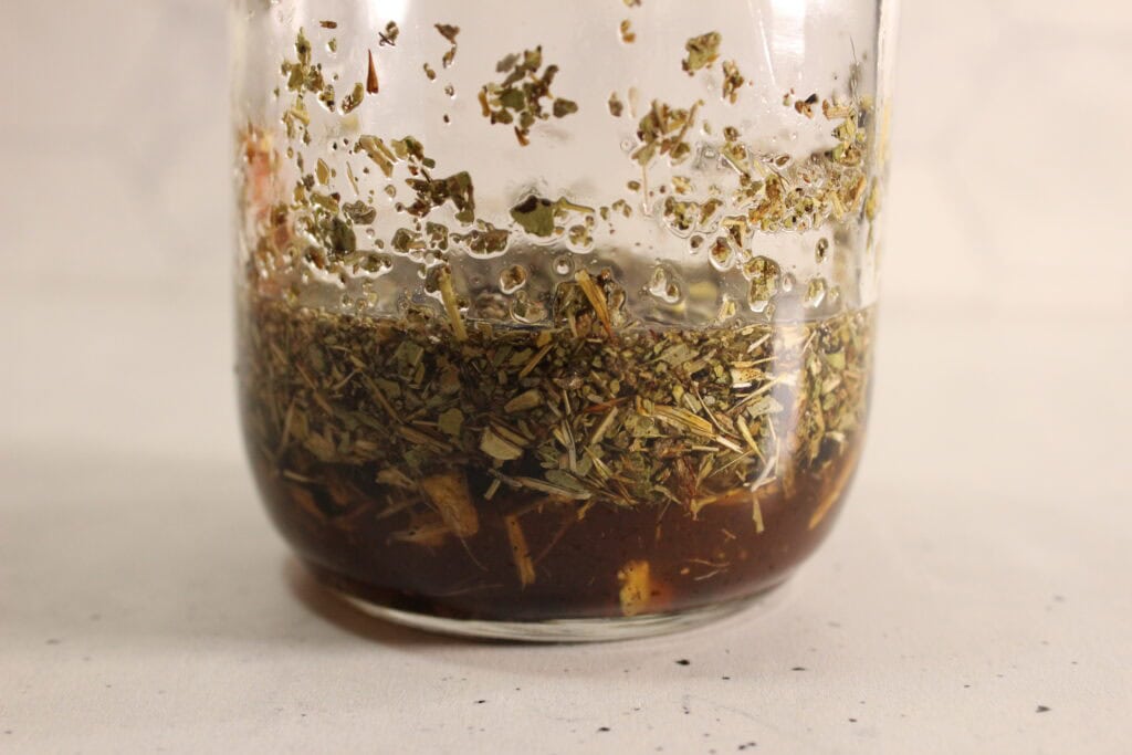 infusing all the ingredients