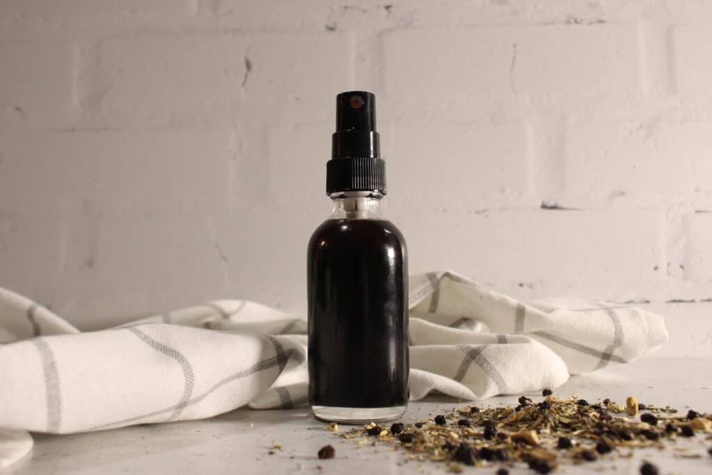 DIY Herbal Throat Spray