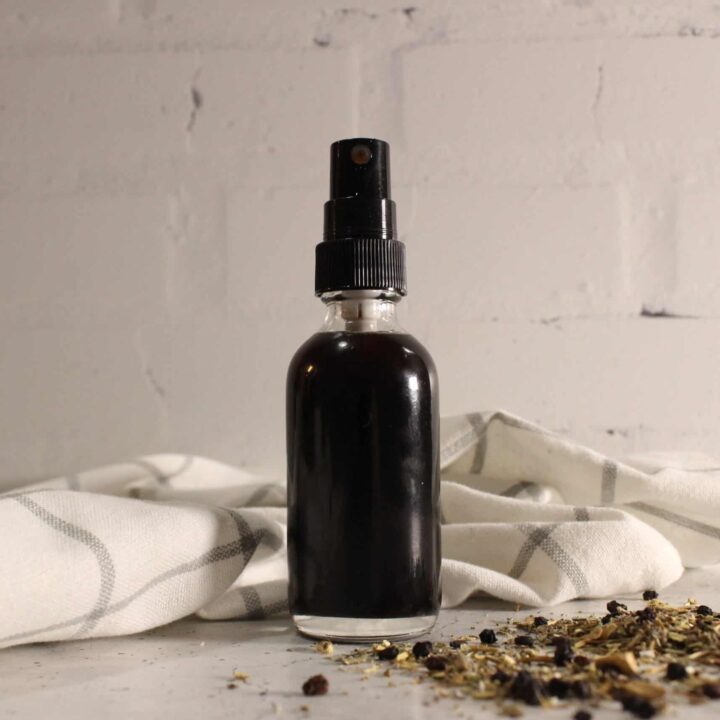 DIY Herbal Throat Spray