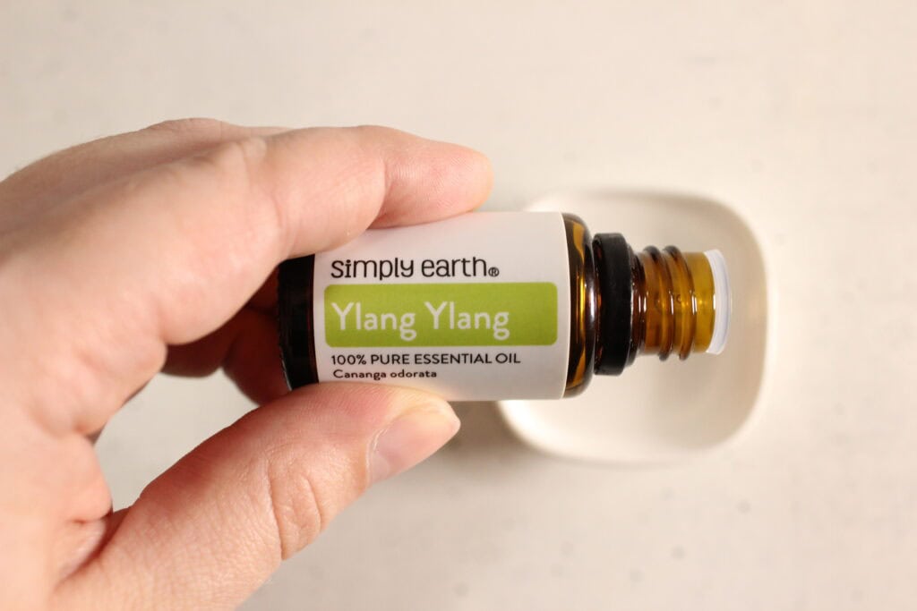 adding in the essential oils