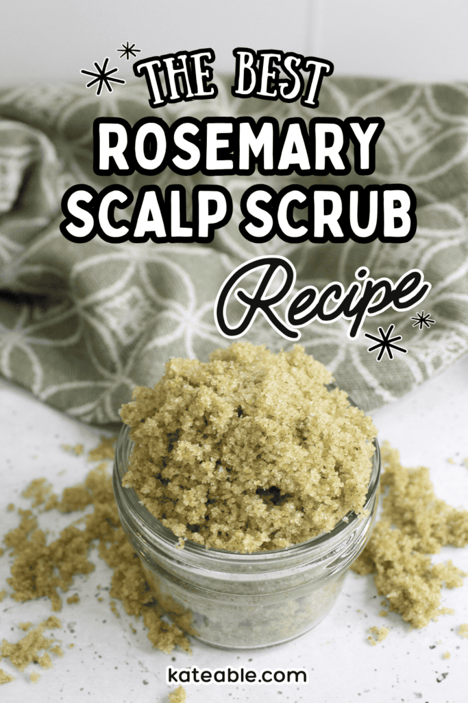DIY Rosemary Scalp Scrub pin image