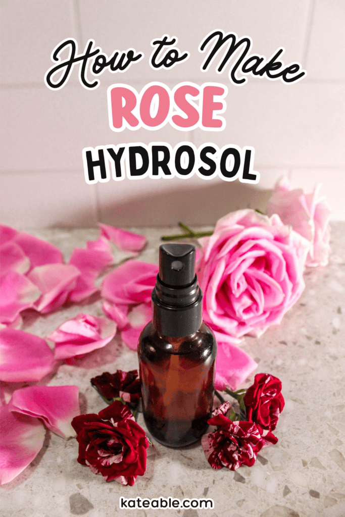 DIY Rose Hydrosol pin image