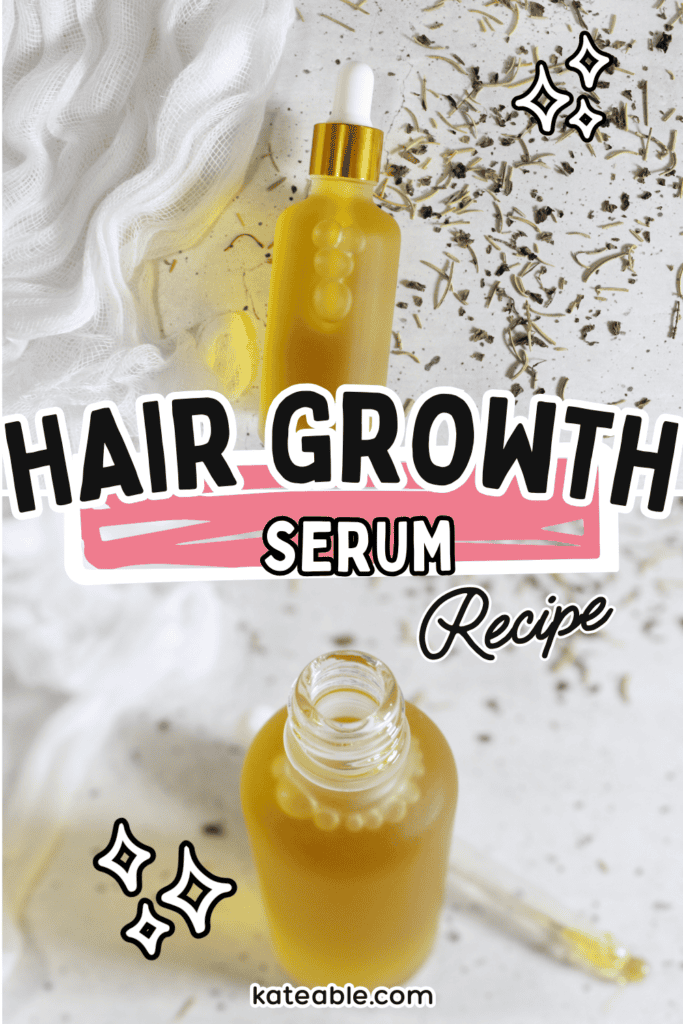 DIY Hair Growth Serum pin image