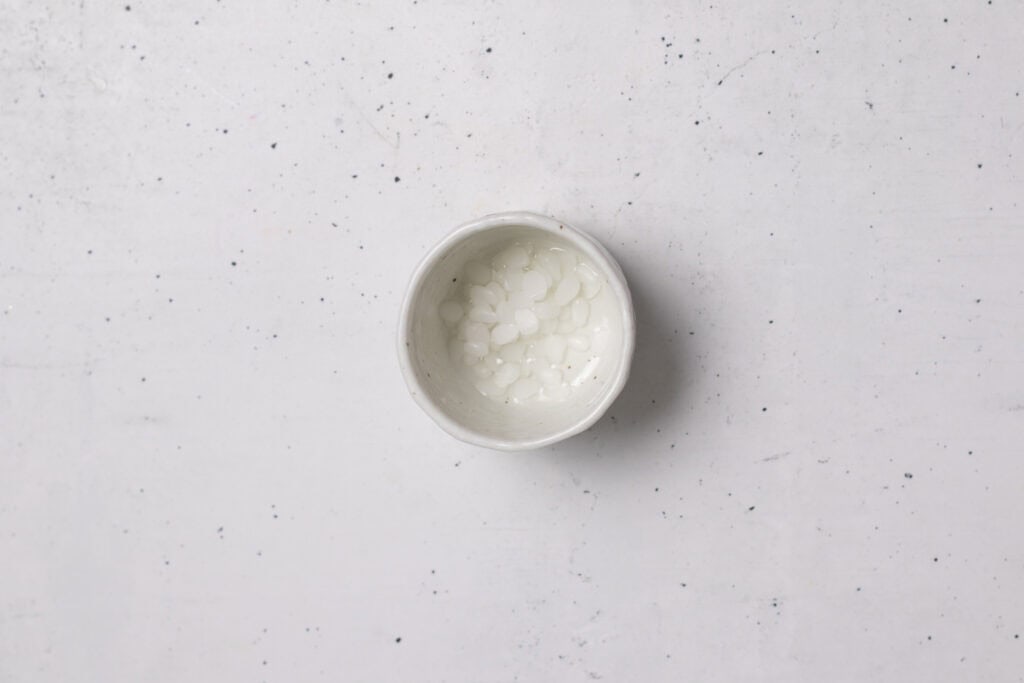 melting oils and beeswax