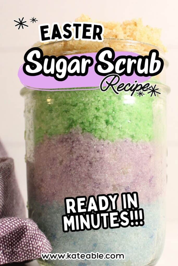 Easter Sugar Scrub pin image.