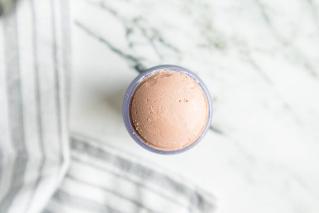 top view of DIY Tinted Sunscreen