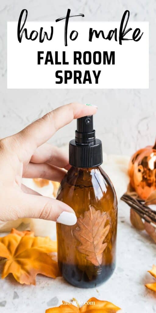 Fall Room Spray pin image.