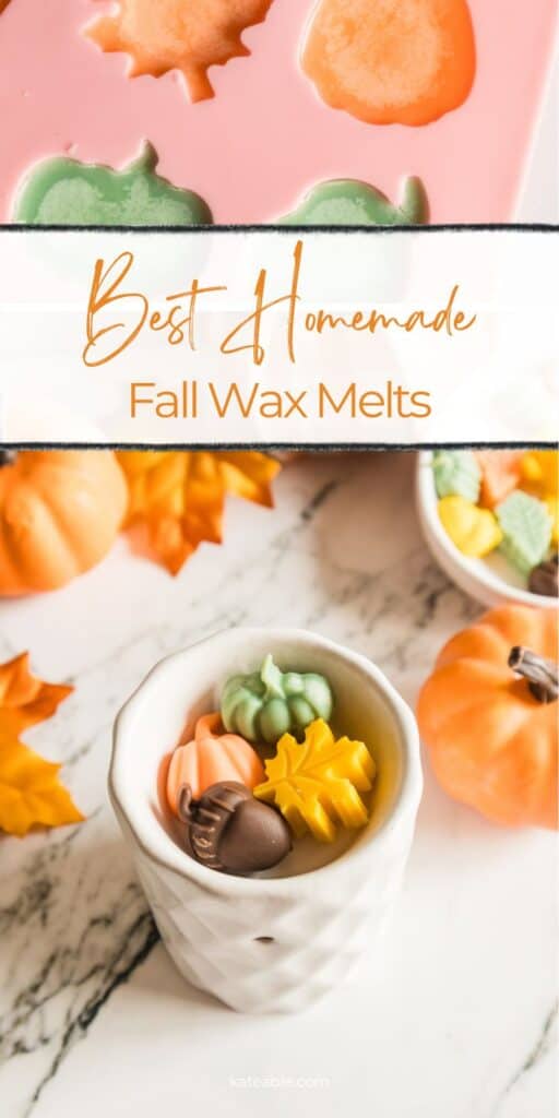 Fall Wax Melts pin image.